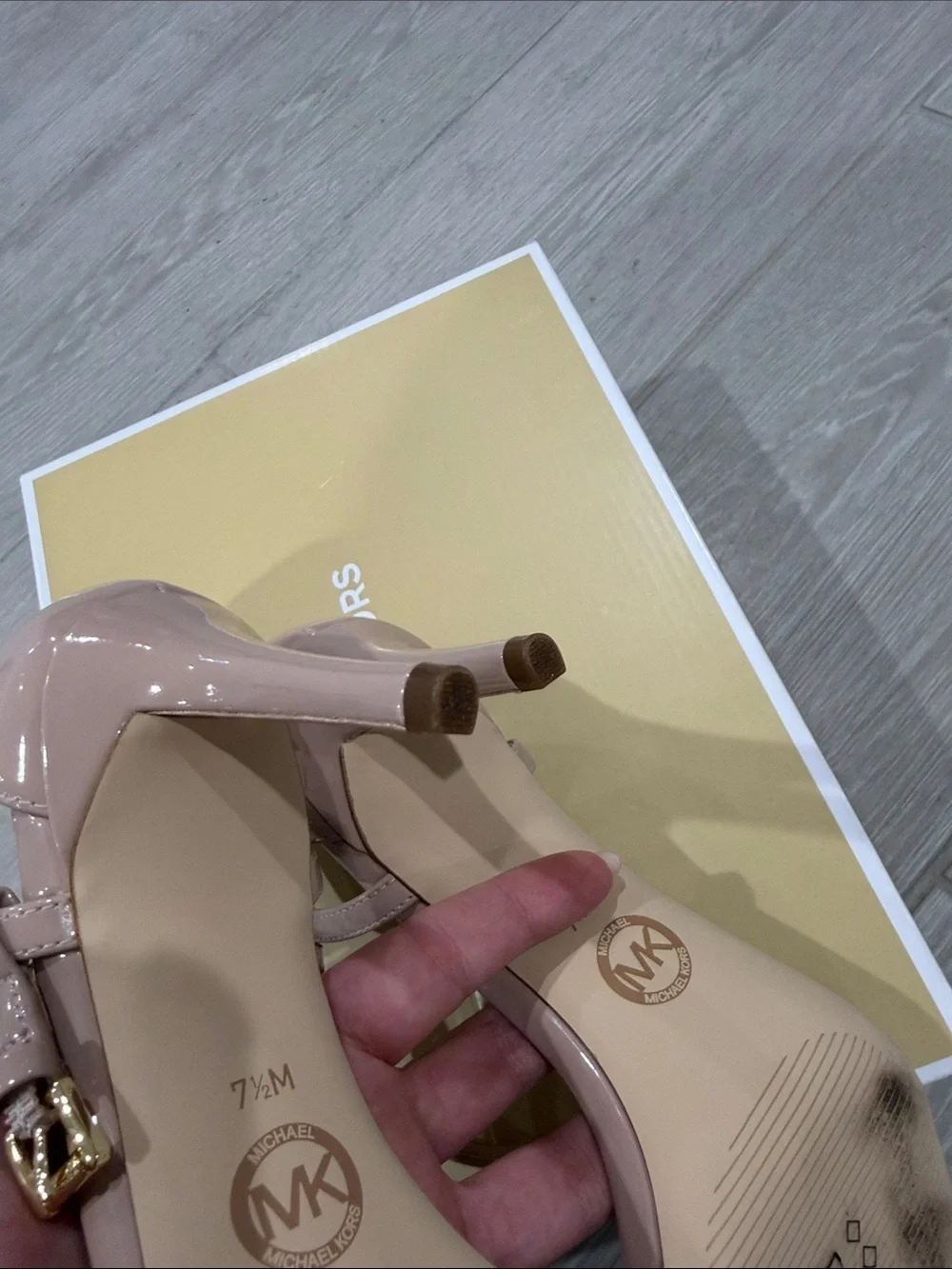 Michael Kors sleek patent